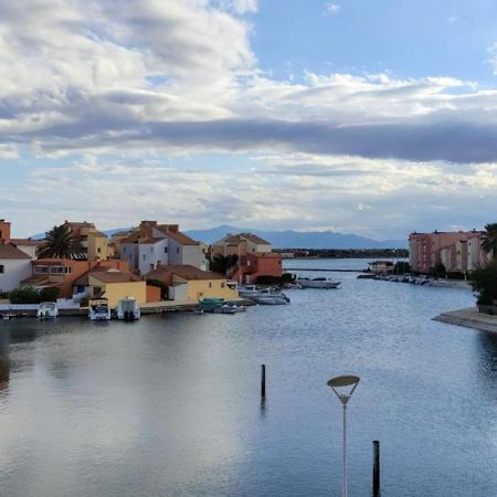Studio Avec Vue Sublime Sur L'Etang Et Les Montagnes Catalanes Le Barcarès Exteriér fotografie